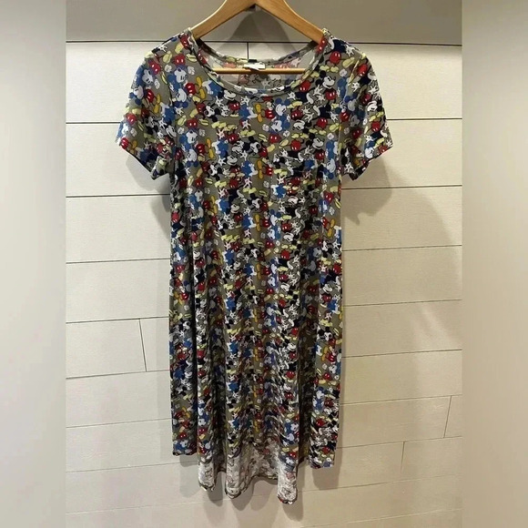 LuLaRoe Mickey Mouse Dress- size XXS - Picture 1 of 6